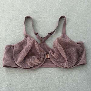 Understance Front Close Racerback Wireless Unlined Bra Size 44DD